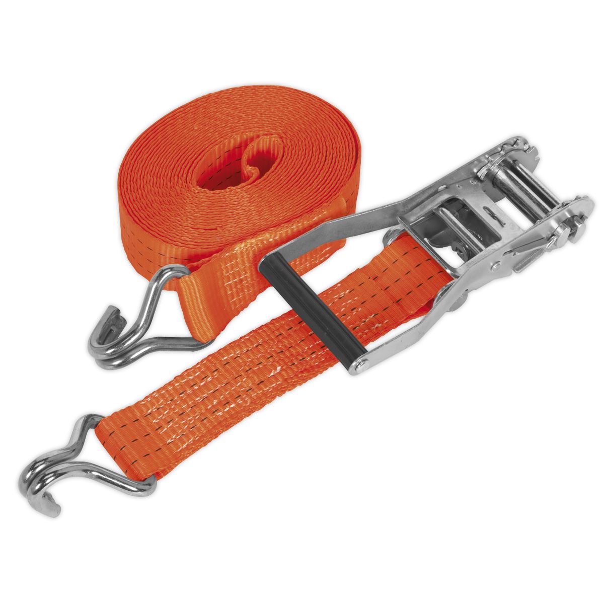 Sealey Ratchet Strap 50mm x 10m Polyester Webbing 3000kg Breaking Strength 