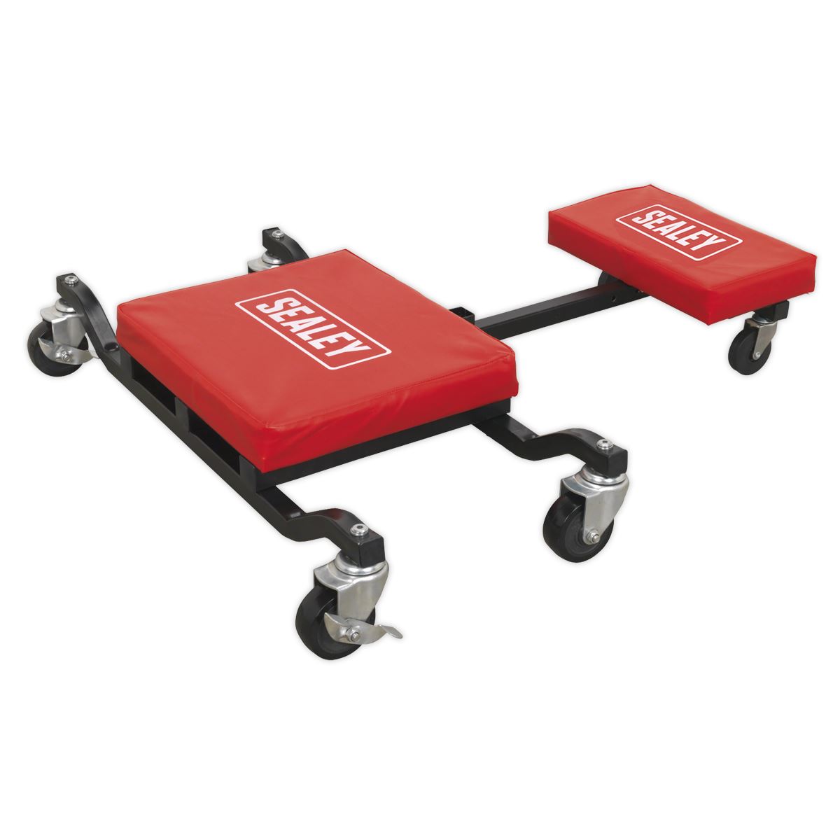 Sealey Low Level Creeper Seat and Kneeler 150kg Capacity Mechanics Under Car Crawler