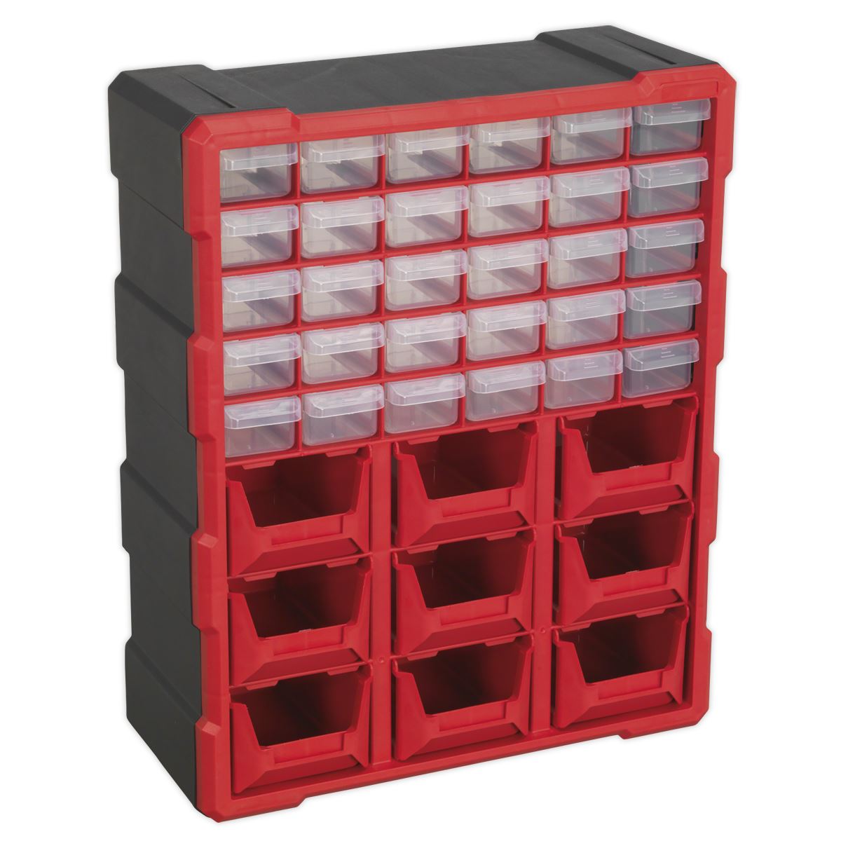 Sealey Cabinet Box 39 Drawer - Red/Black 