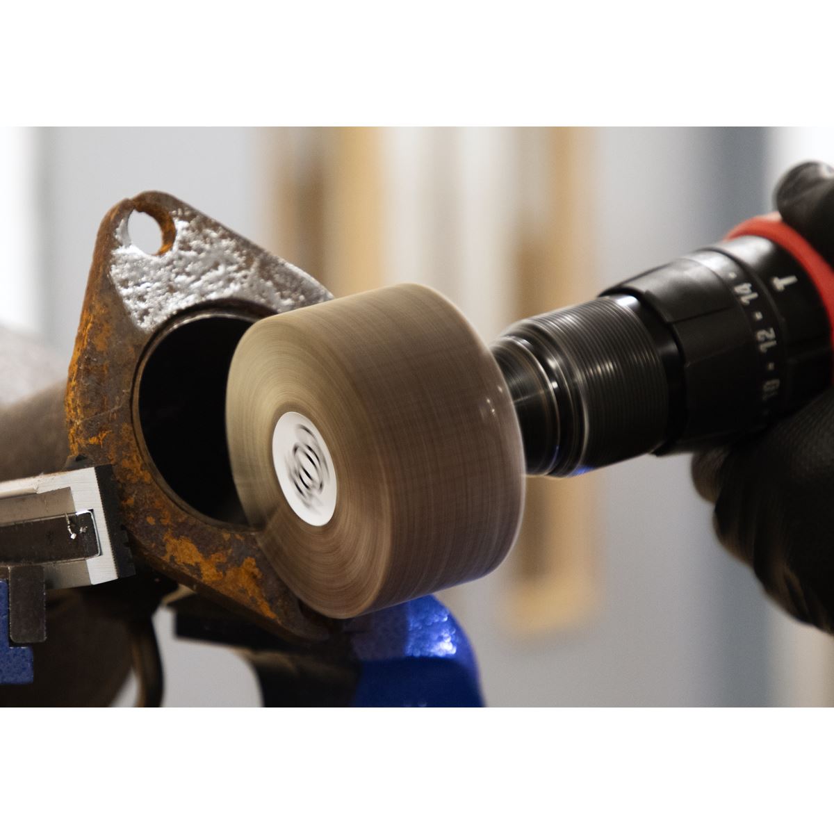 Sealey Abrasive Flap Wheel Ø80 x 40mm 40Grit Ø6mm Shaft - Pack of 5 