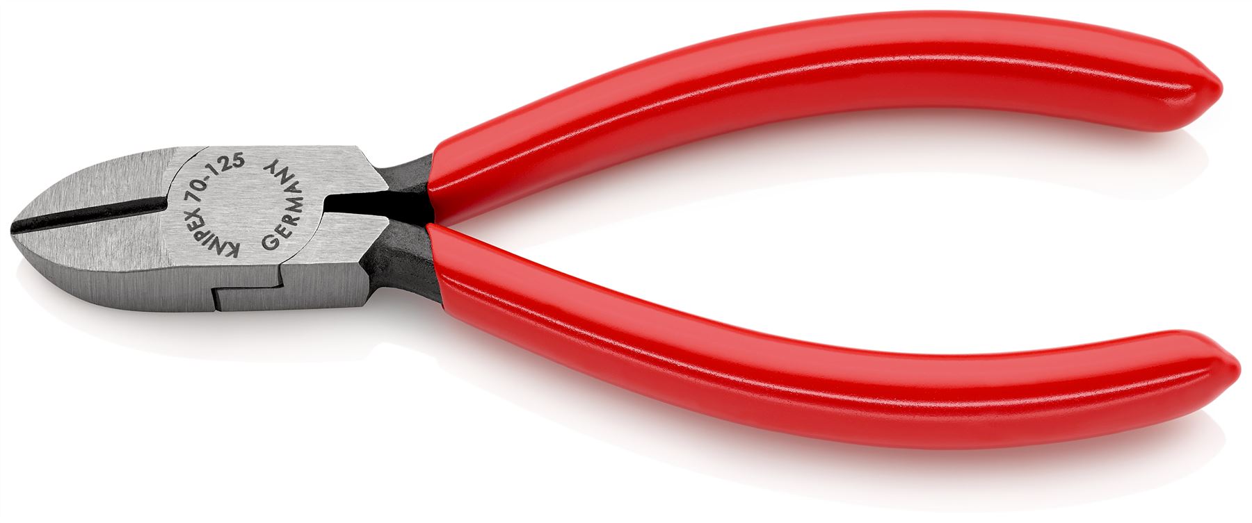 KNIPEX Diagonal Cutting Pliers Side Cutters 125mm Plastic Coated 70 01 125