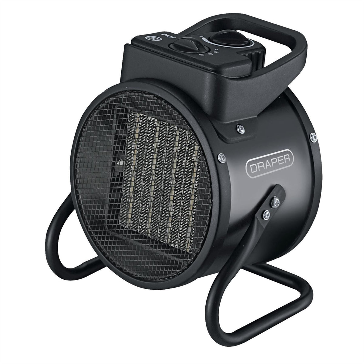 Draper 230V PTC Electric Space Heater 6800 BTU 2kW 36610  White Rose Tools