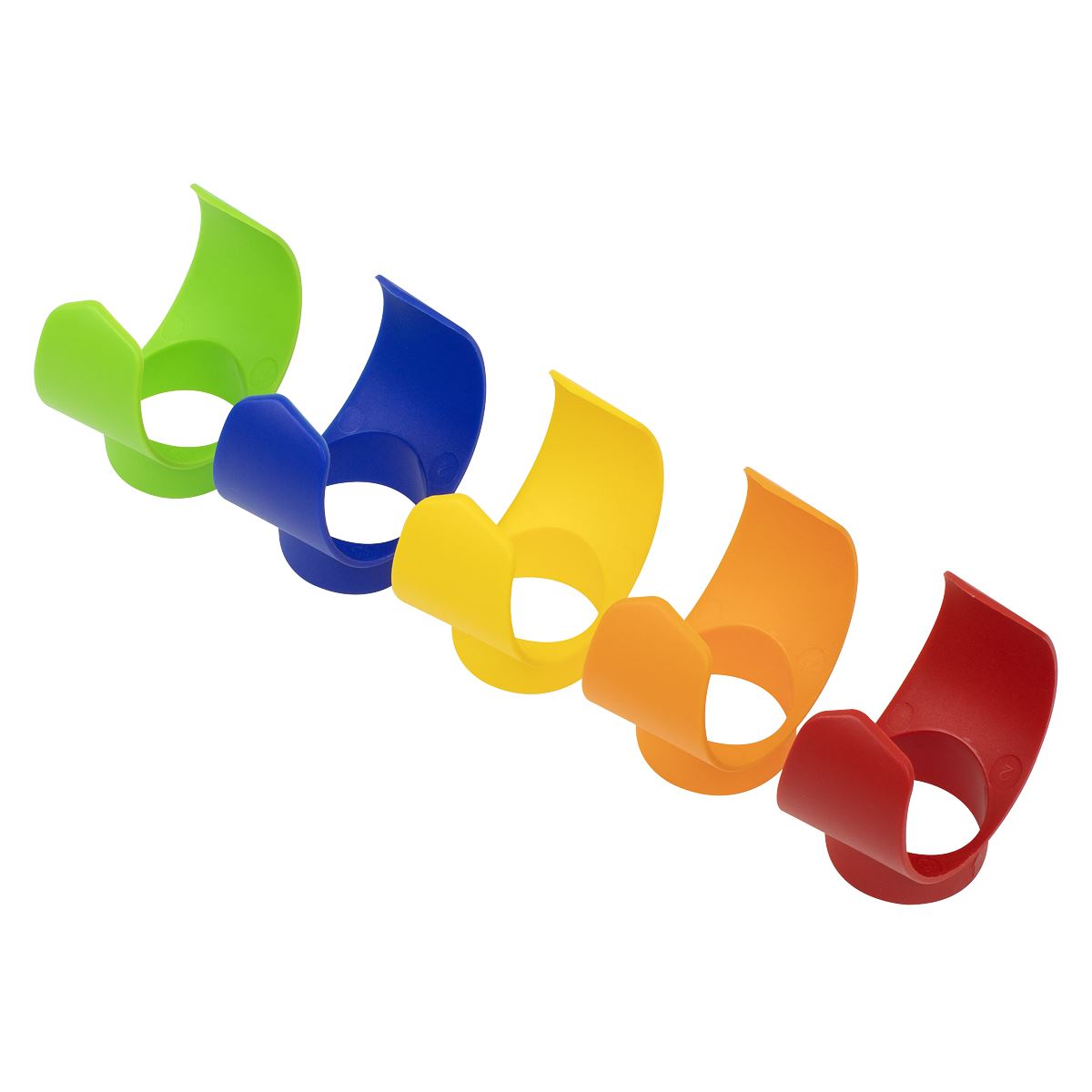 Sealey Pressure Sprayer Colour-Coded Caps 5pc 