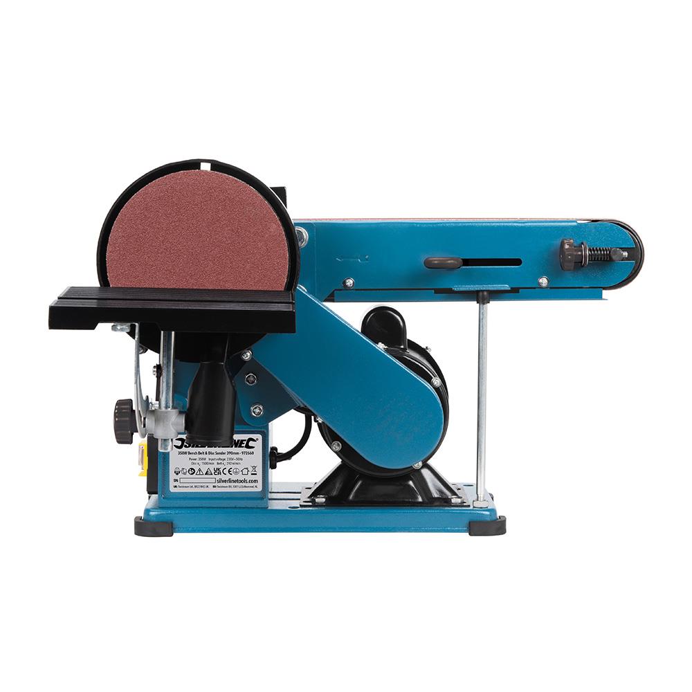 Silverline 350W Bench Belt & Disc Sander 390mm 972660