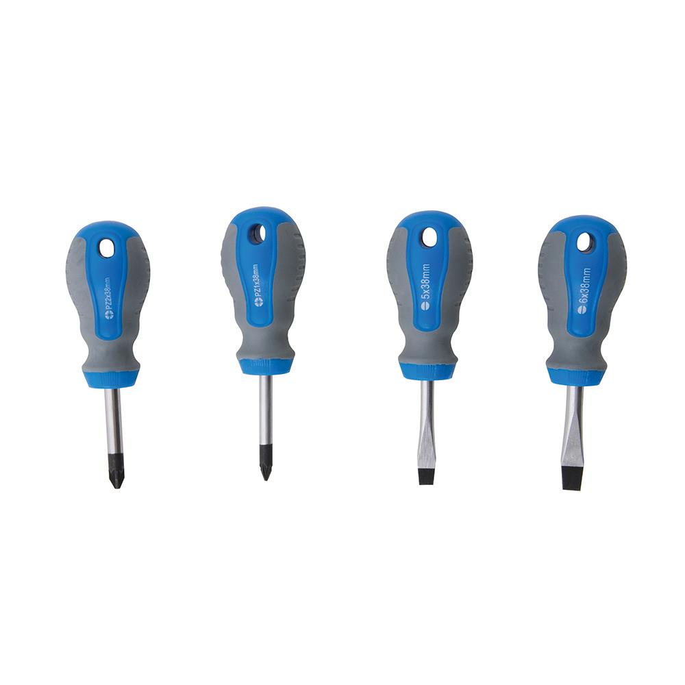 Silverline Stubby Screwdriver Set 4pce 893790