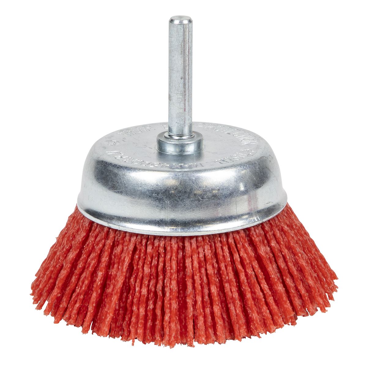 Sealey 75mm Nylon Filament Cup Brush with 6mm Shaft  White Rose Tools