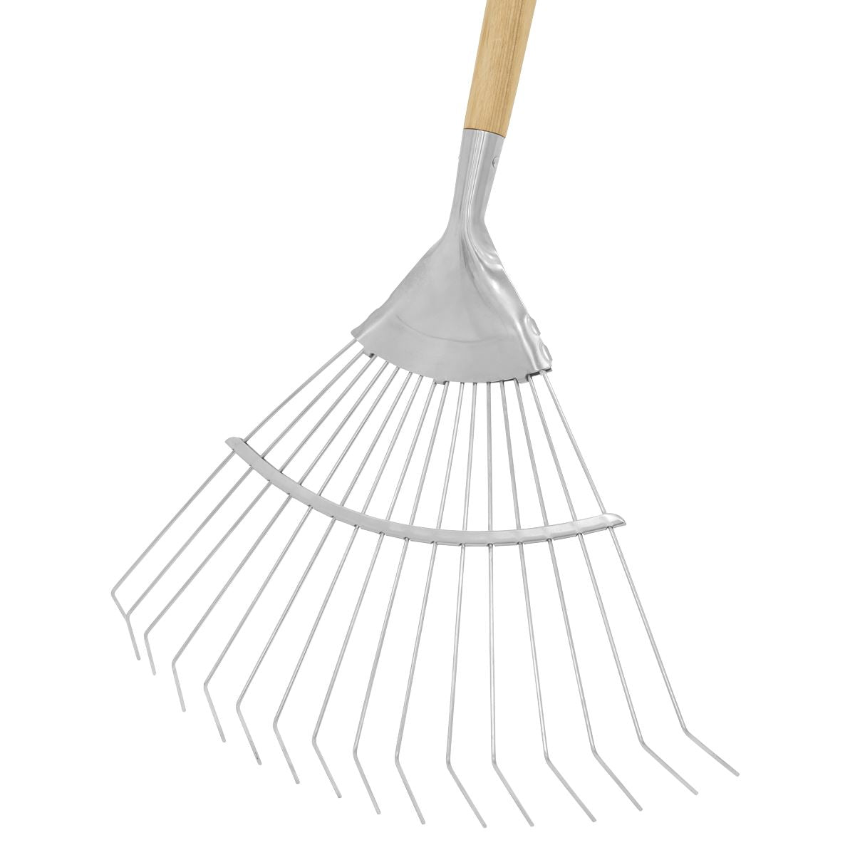 Sealey Premier Lawn Rake with Long Ash Handle & Stainless Steel Tines