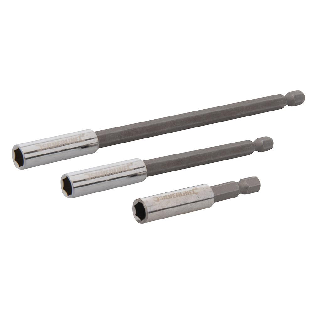 Silverline Magnetic Screwdriver Bit Holder 3 Pieces