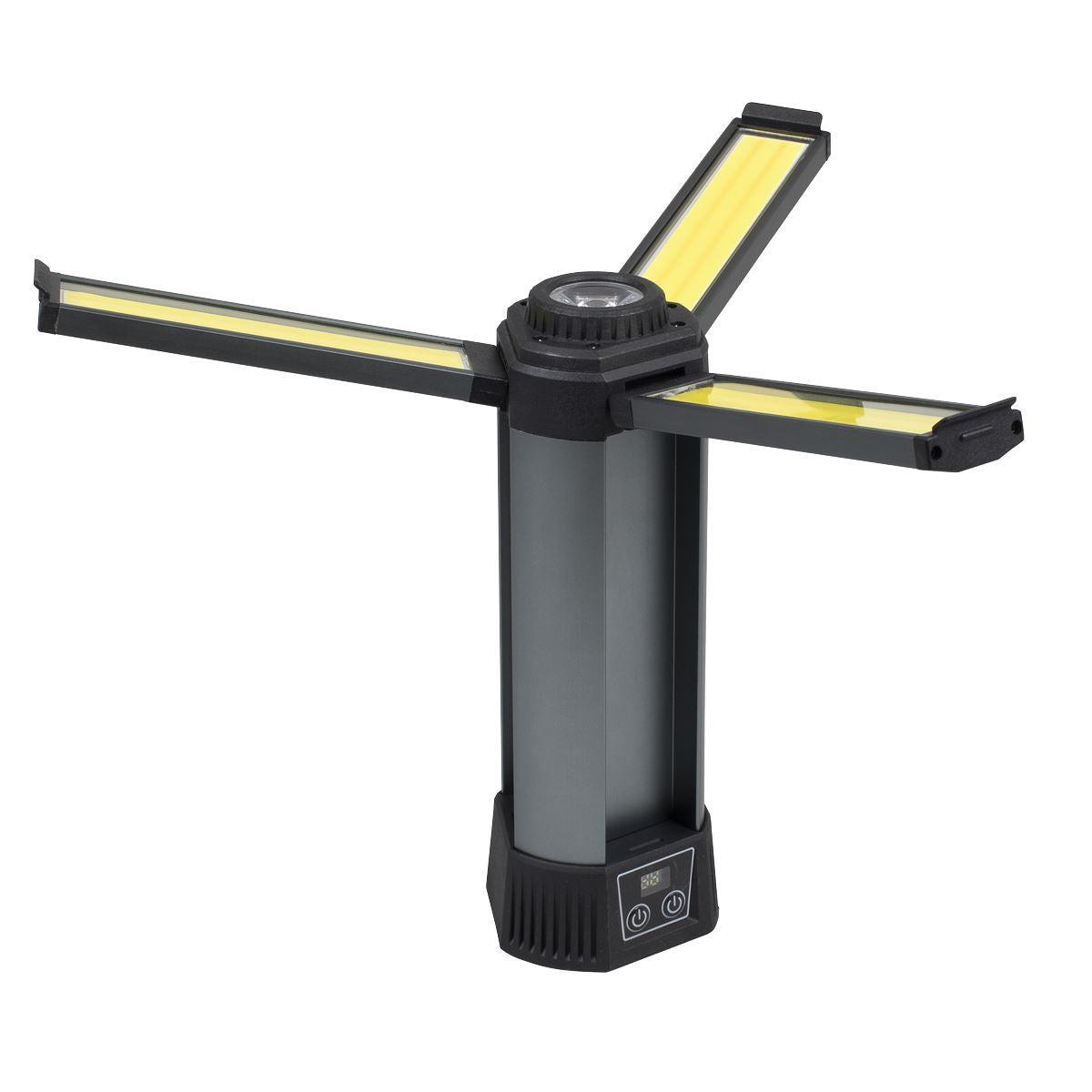 Sealey Rechargeable Flexible Floodlight with Tripod 24W COB LED & 5W SMD LED  White Rose Tools