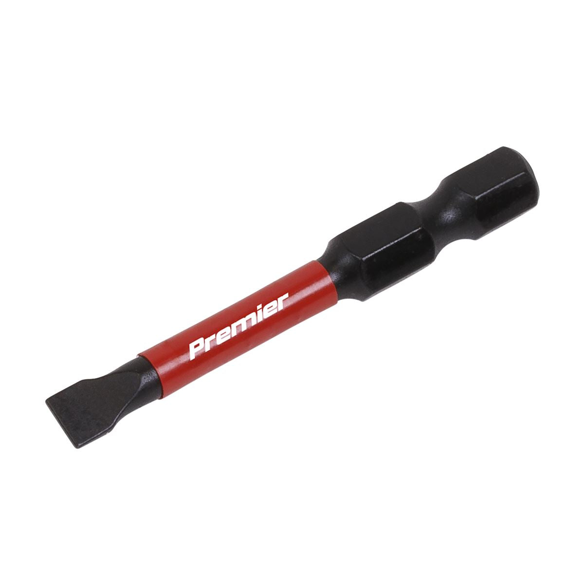 Sealey Premier Slotted 5.5mm Impact Power Tool Bits 50mm - 3pc 