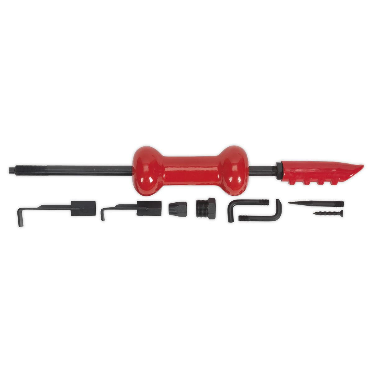 Sealey 9 Piece 2.1kg Slide Hammer Kit Body Dent Remover Car Van Body Puller