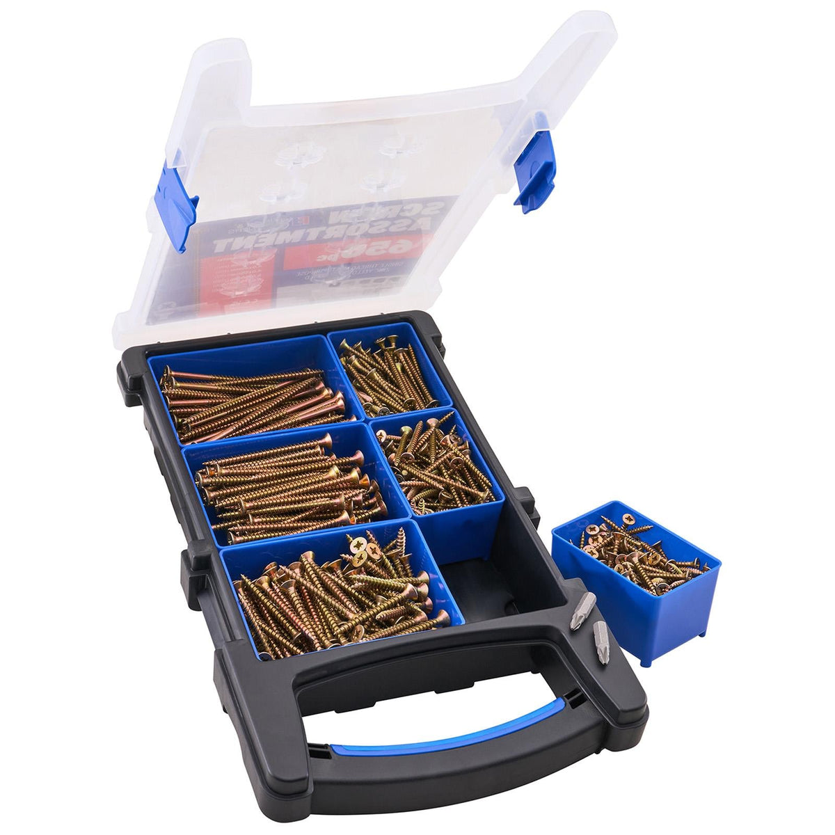 Forgefix 650 Piece Multi Purpose Screw Organiser Set OPMPS650Y  White Rose Tools