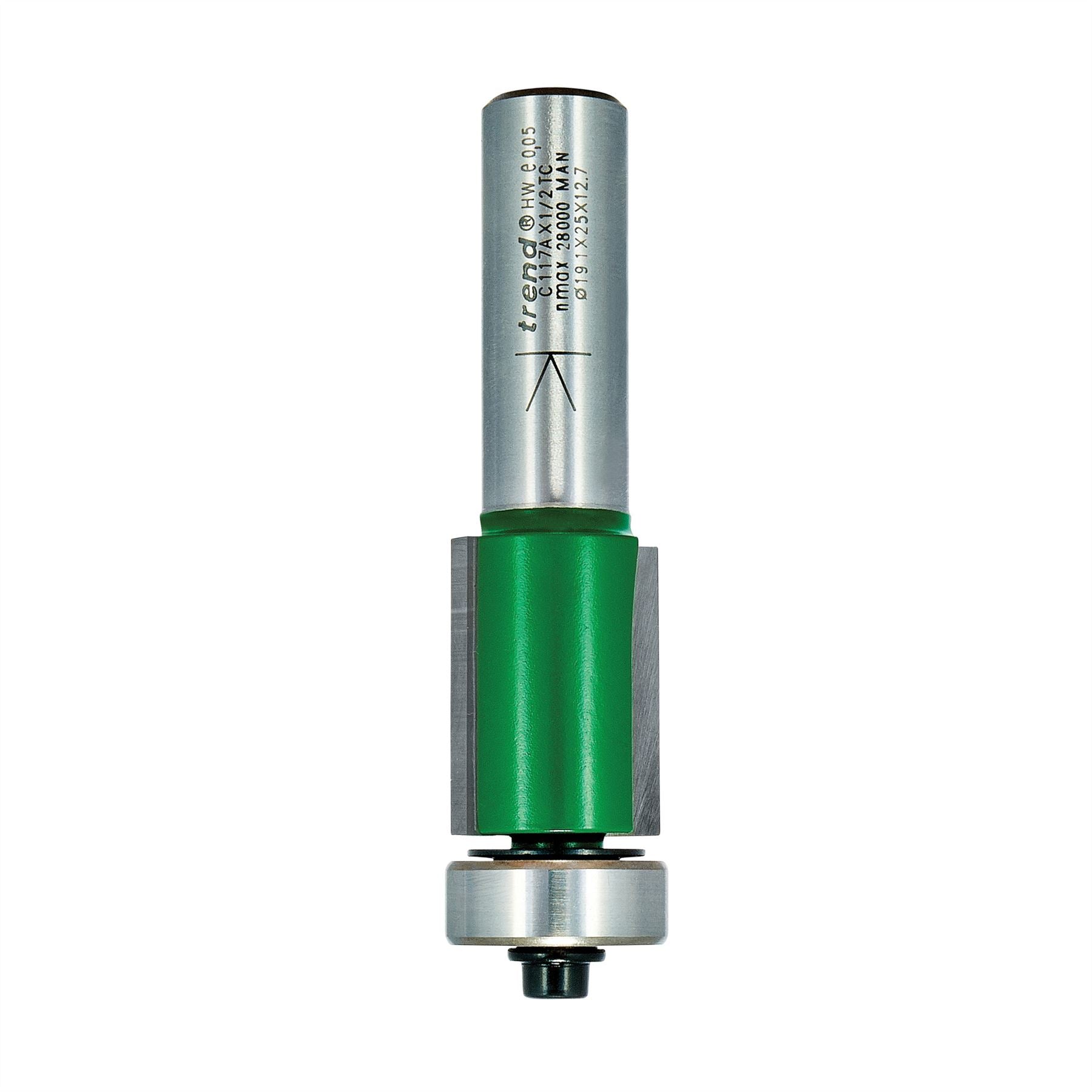 Trend Guided Trimmer 19.1mm Diameter  C117AX1/2TC 