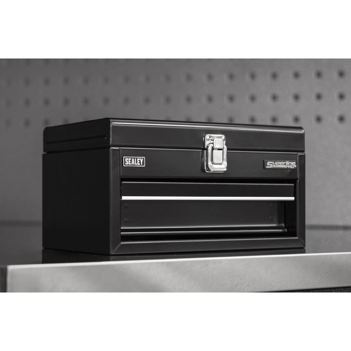 Sealey Superline Pro 1 Drawer Mini Toolbox Black  White Rose Tools
