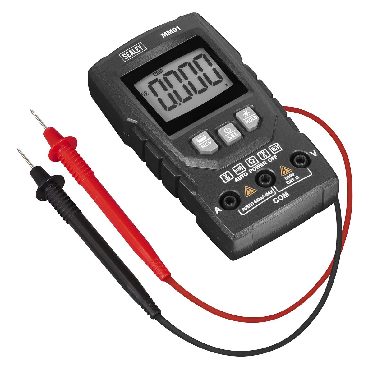 Sealey Auto-Ranging Digital Multimeter 6-Function