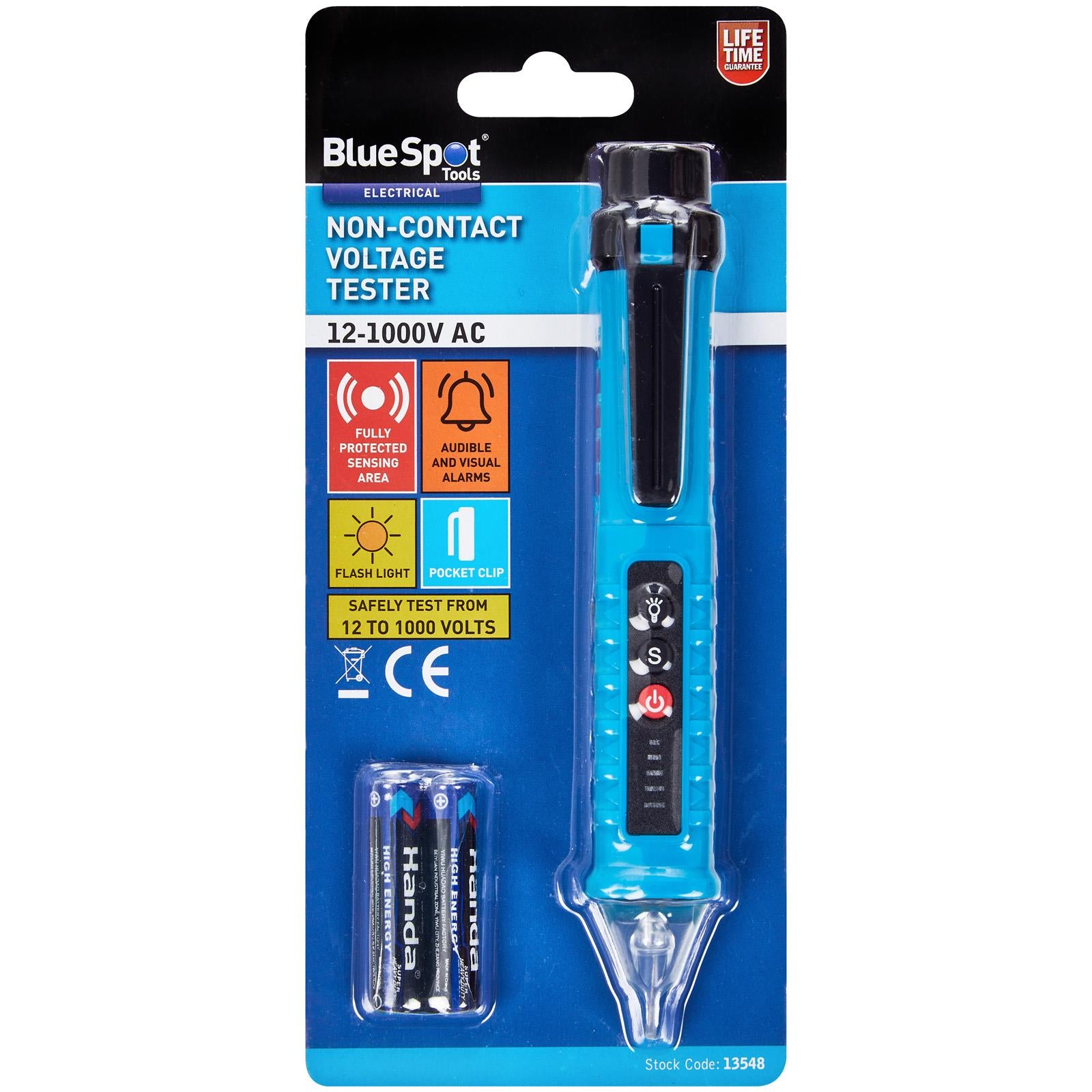 BlueSpot Non Contact Voltage Tester 12-1000V AC