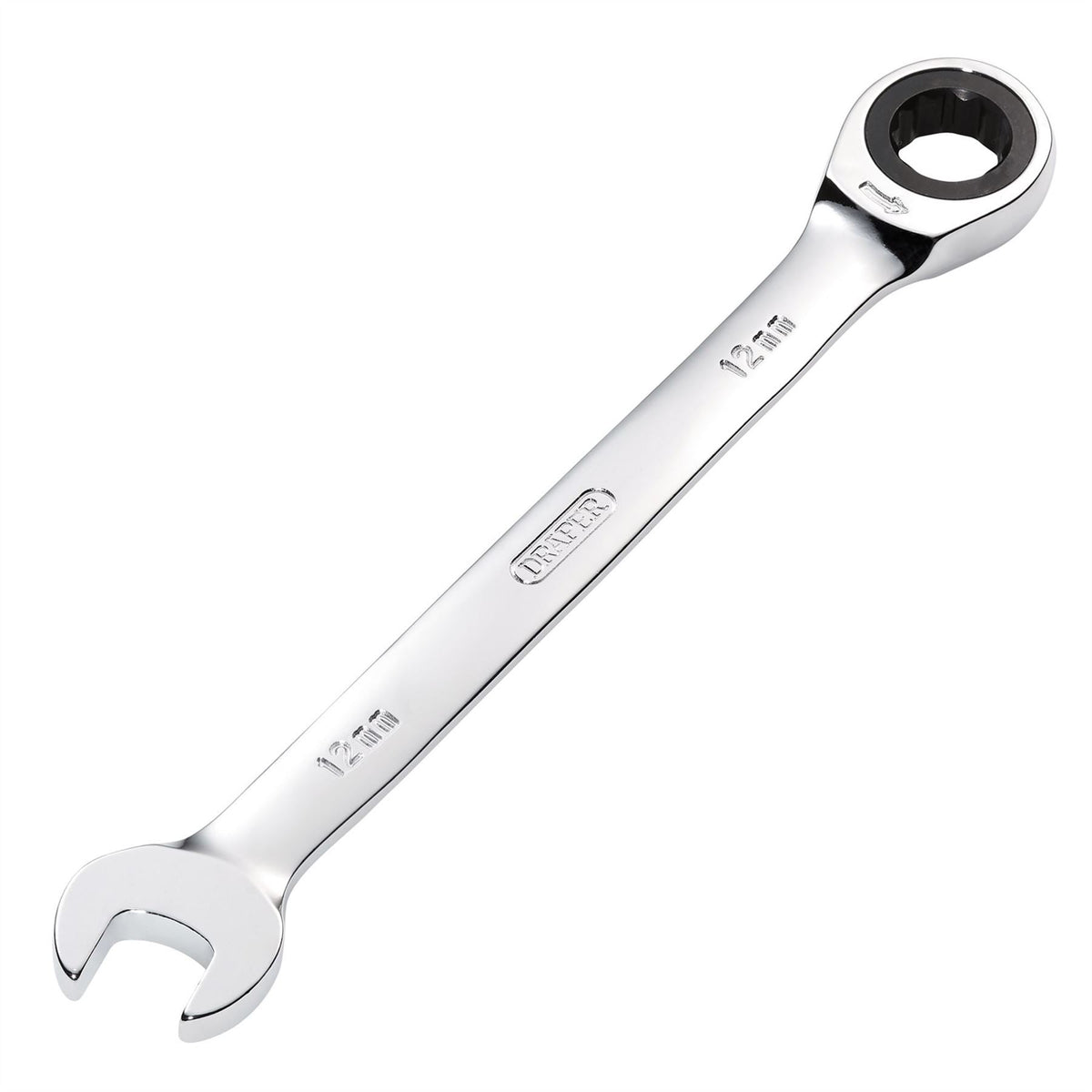 Draper Metric Ratcheting Combination Spanner 12mm 31009  White Rose Tools