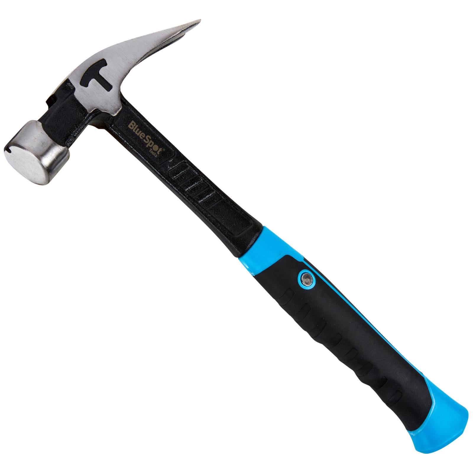 BlueSpot Magnetic Rip Claw Hammer One Piece Steel 16oz 450g