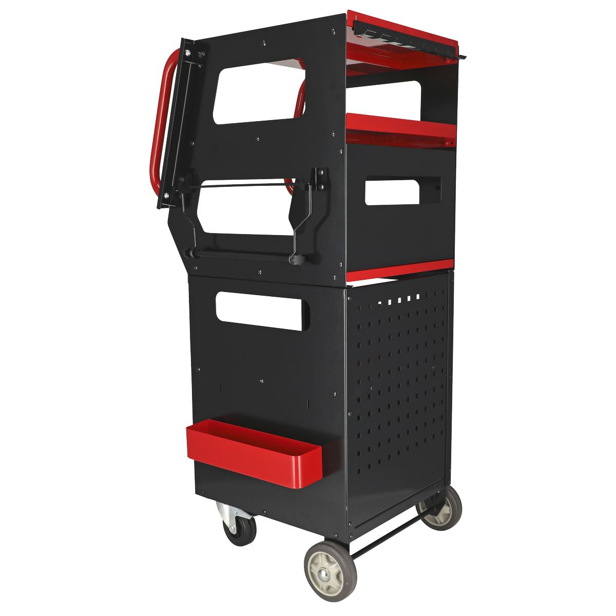 Sealey Superline Pro Multipurpose Trolley for Diagnostics 4-Level  White Rose Tools
