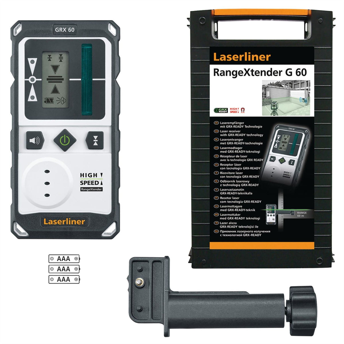 Laserliner 033.55A RangeXtender G 60 Laser Receiver 32171  White Rose Tools