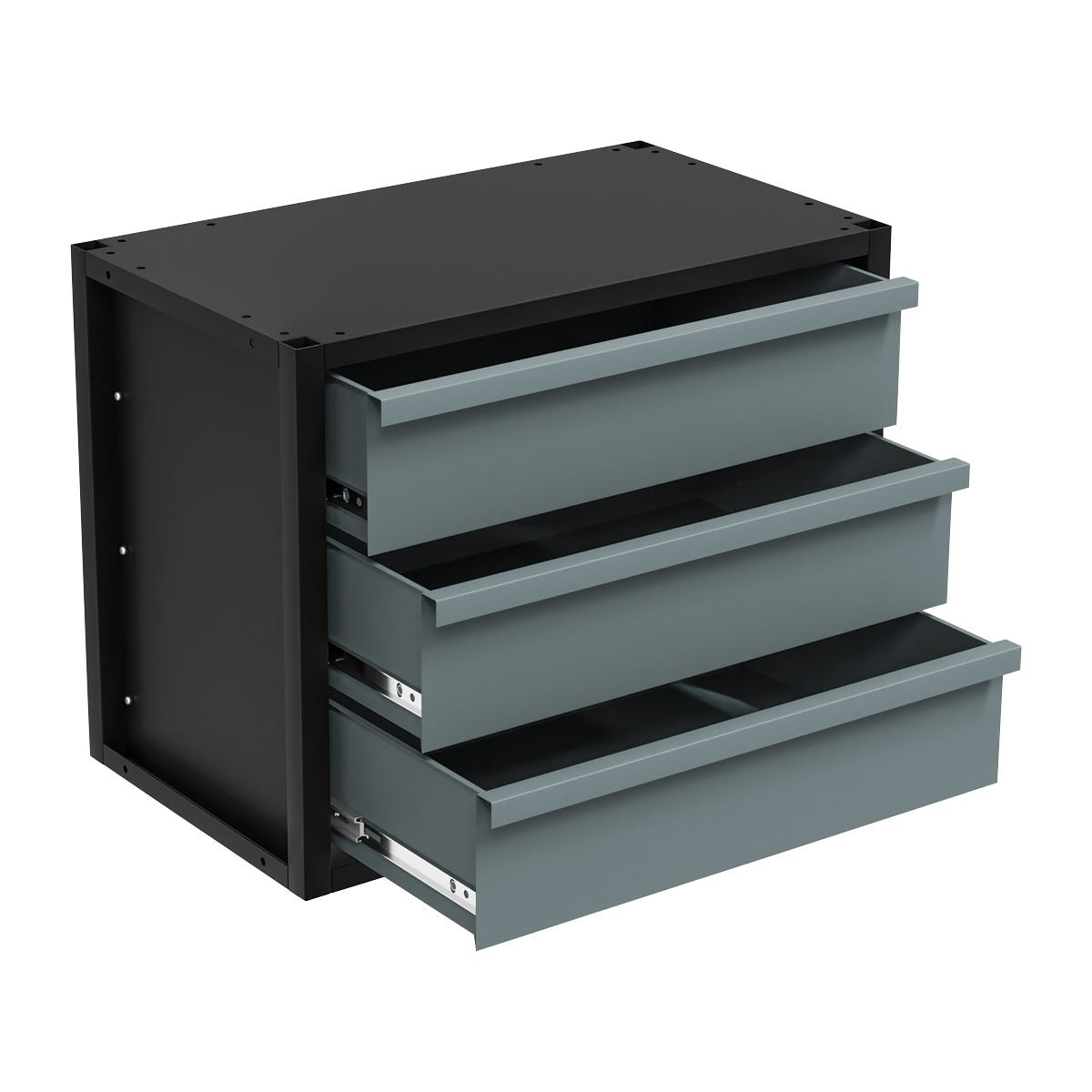 Sealey Modular Racking Mid Unit 3 Drawers 580mm  White Rose Tools