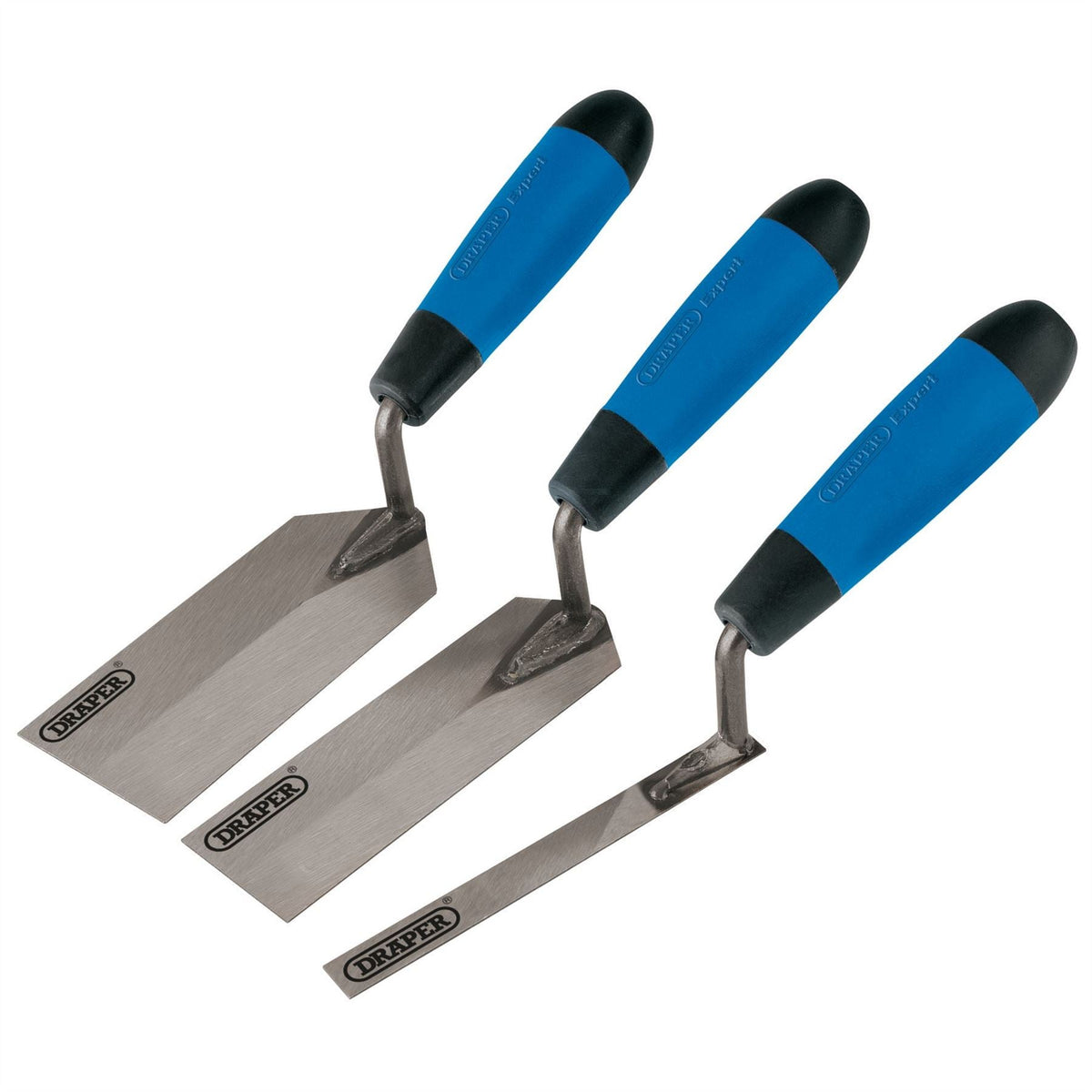 Draper Edging Trowel Set (3 Piece) 81263  White Rose Tools