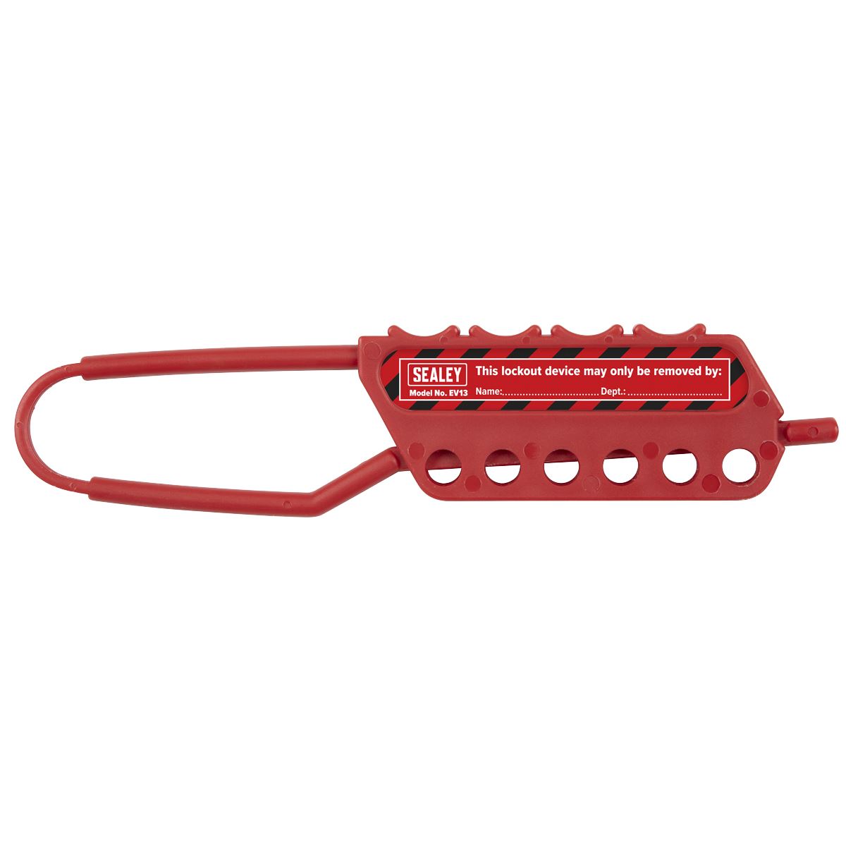 Sealey Insulation Safety Lockout Hasp  White Rose Tools