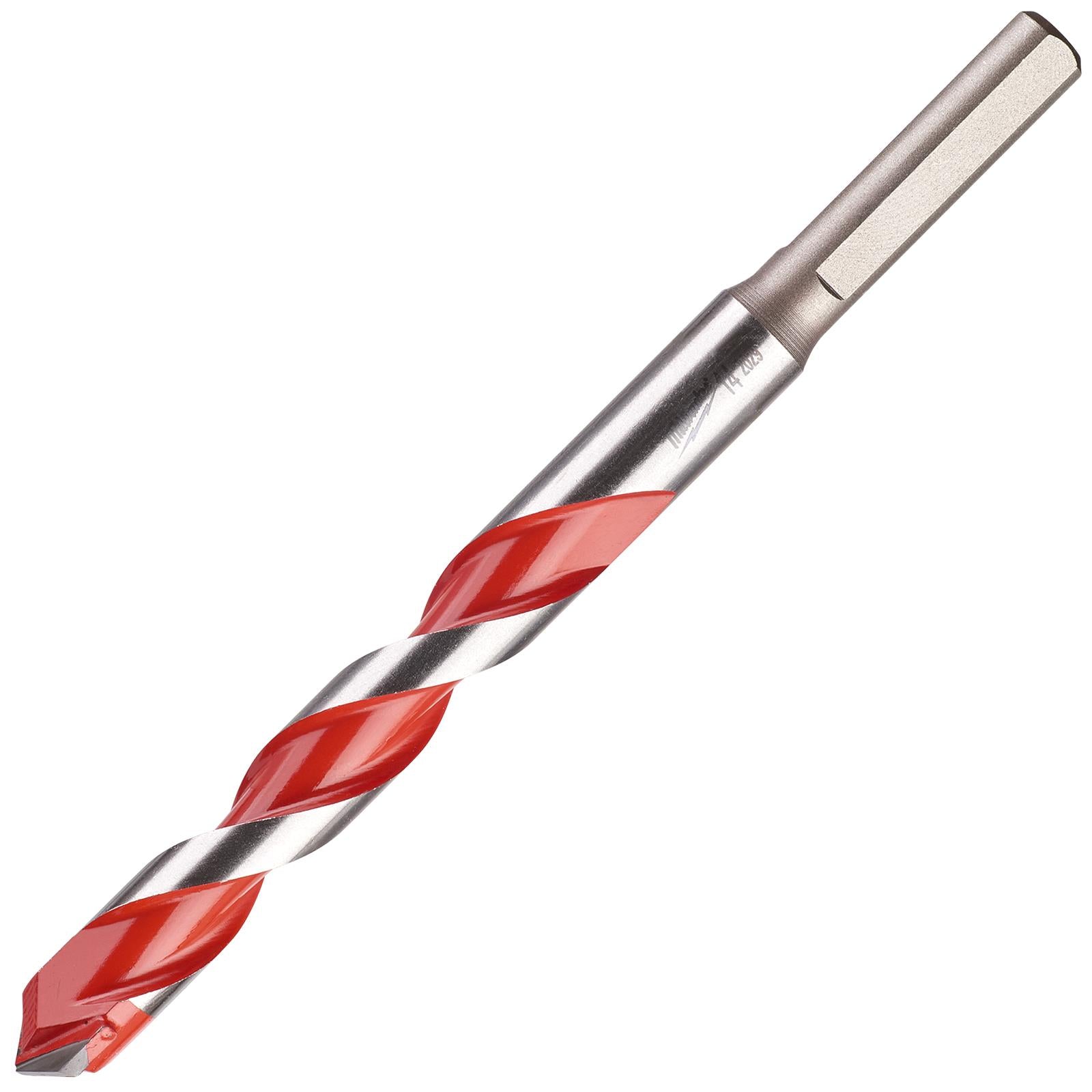 Milwaukee Premium Concrete Masonry Drill Bits 3 Flat Shank Hammer and Rotary 