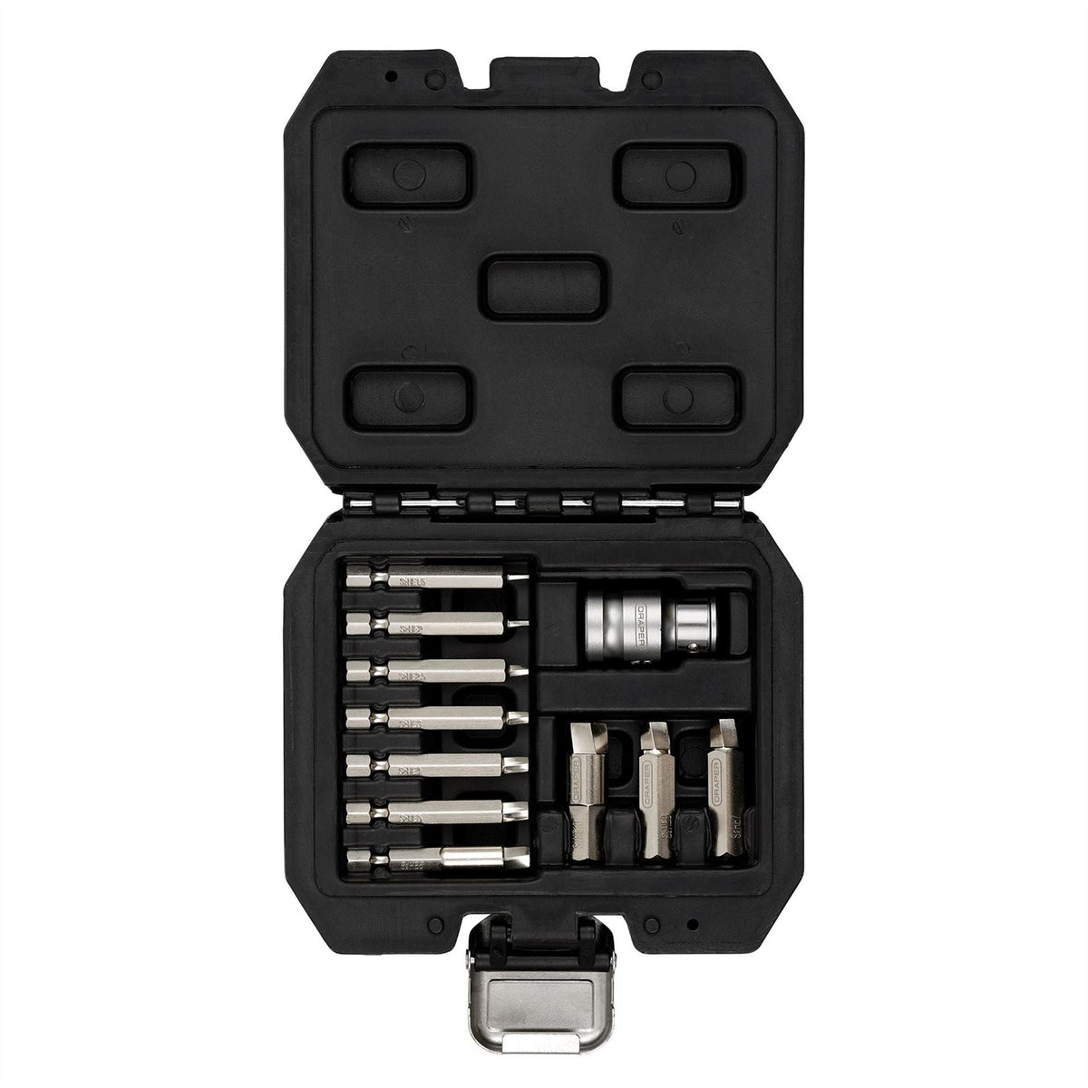 Draper Damaged Hex Cap Head Bolt and Screw Extractor Set (11 Piece) 31801  White Rose Tools