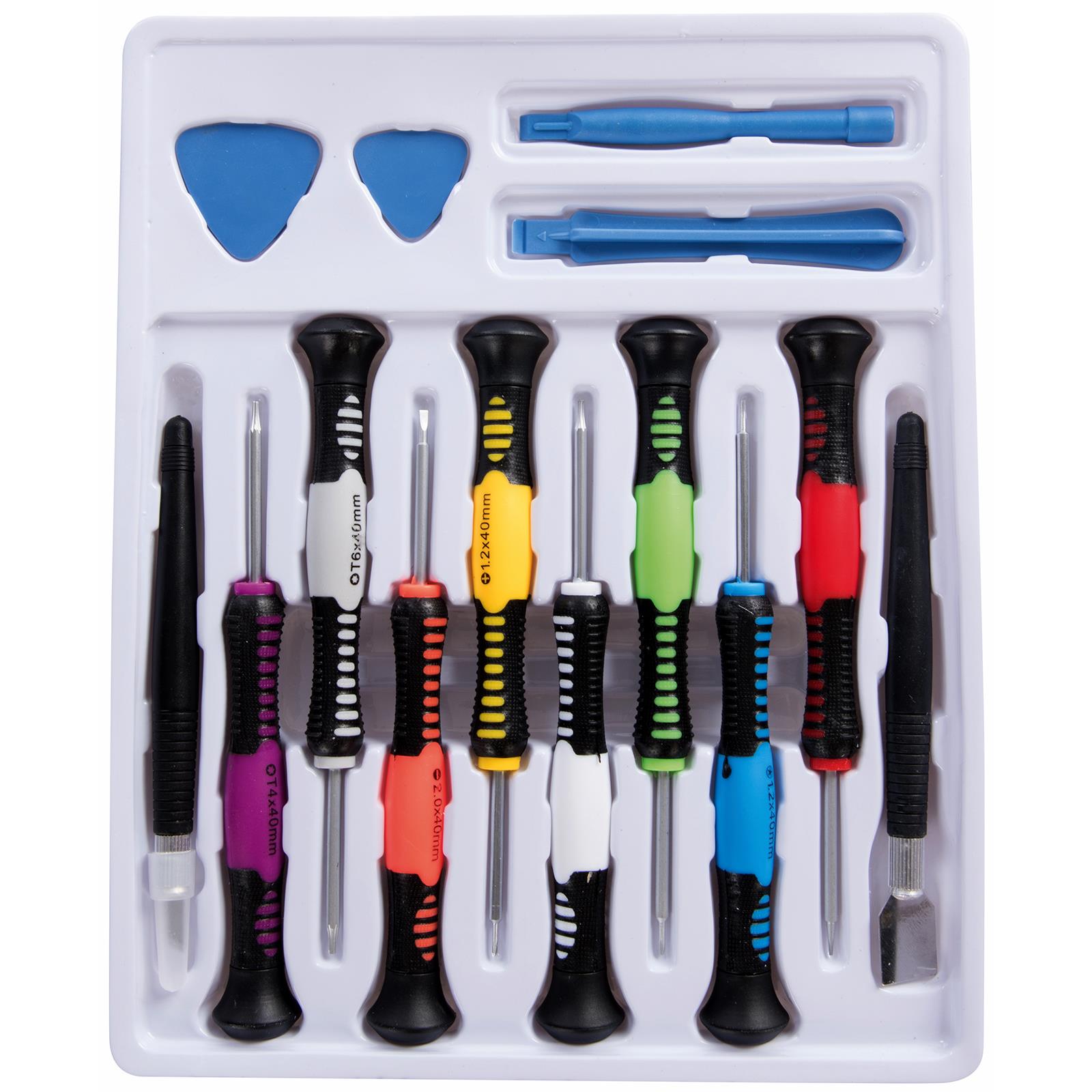 Silverline 16 Piece Precision Phone Repair Kit Screen Tablet Laptop Pentalobe