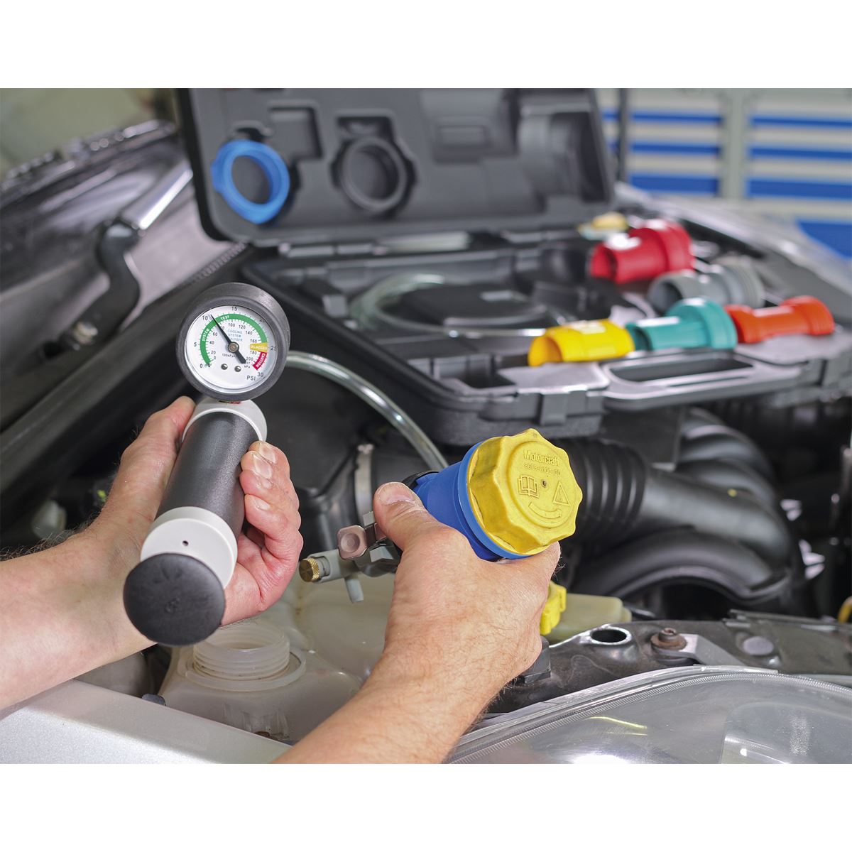 Sealey Cooling System & Cap Testing Kit 
