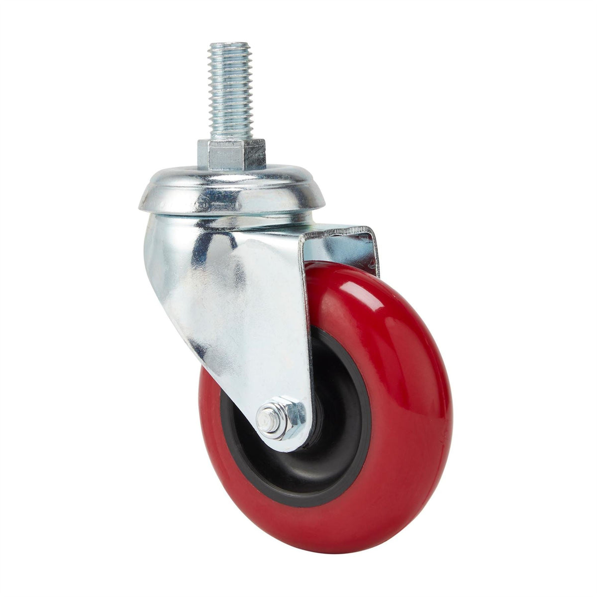 Draper Swivel Bolt Fixing Polyurethane Wheel 75mm Diameter S.W.L. 70kg 65515  White Rose Tools