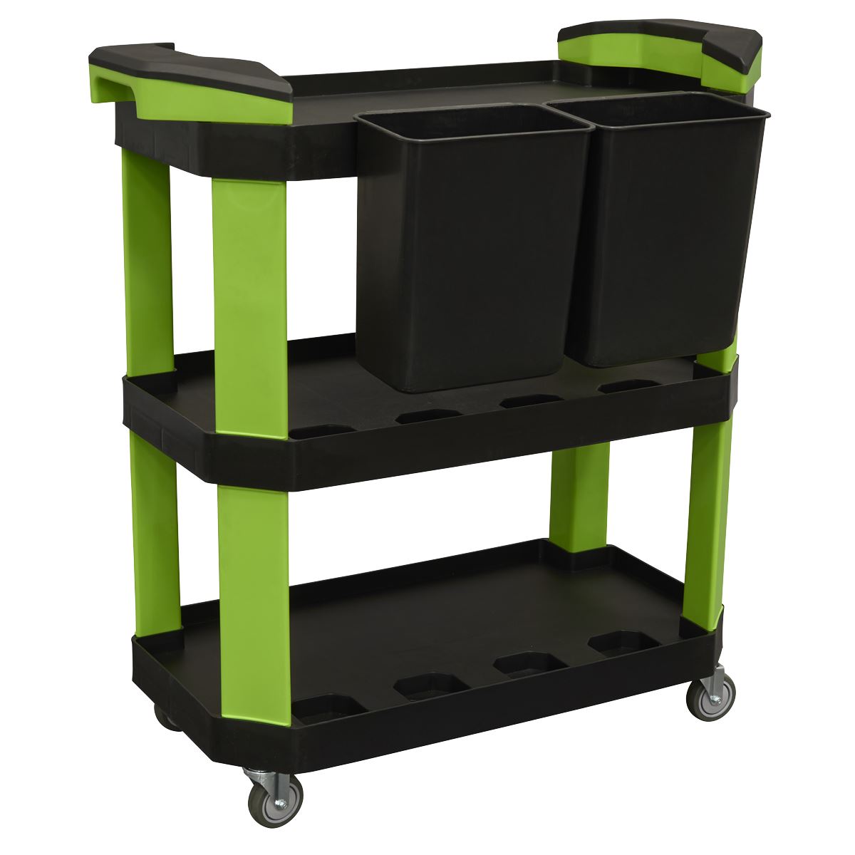 Sealey Workshop Detailing Trolley with Storage 3-level  White Rose Tools