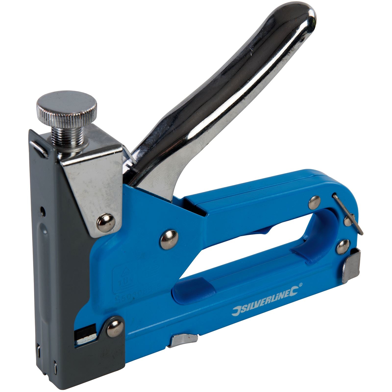 Silverline Heavy Duty 3 in 1 Staple Gun Cable Remover Tacker DIY Tool 