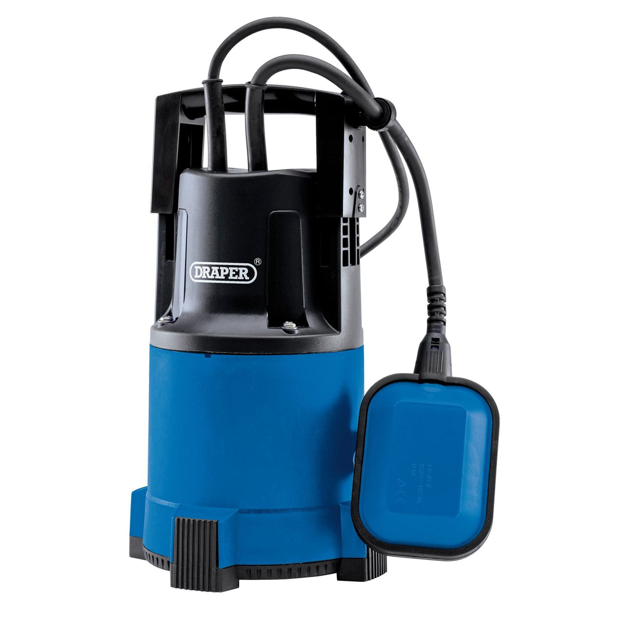 Draper 110V Submersible Clean Water Pump with Float Switch 100L/min 250W 98913  White Rose Tools