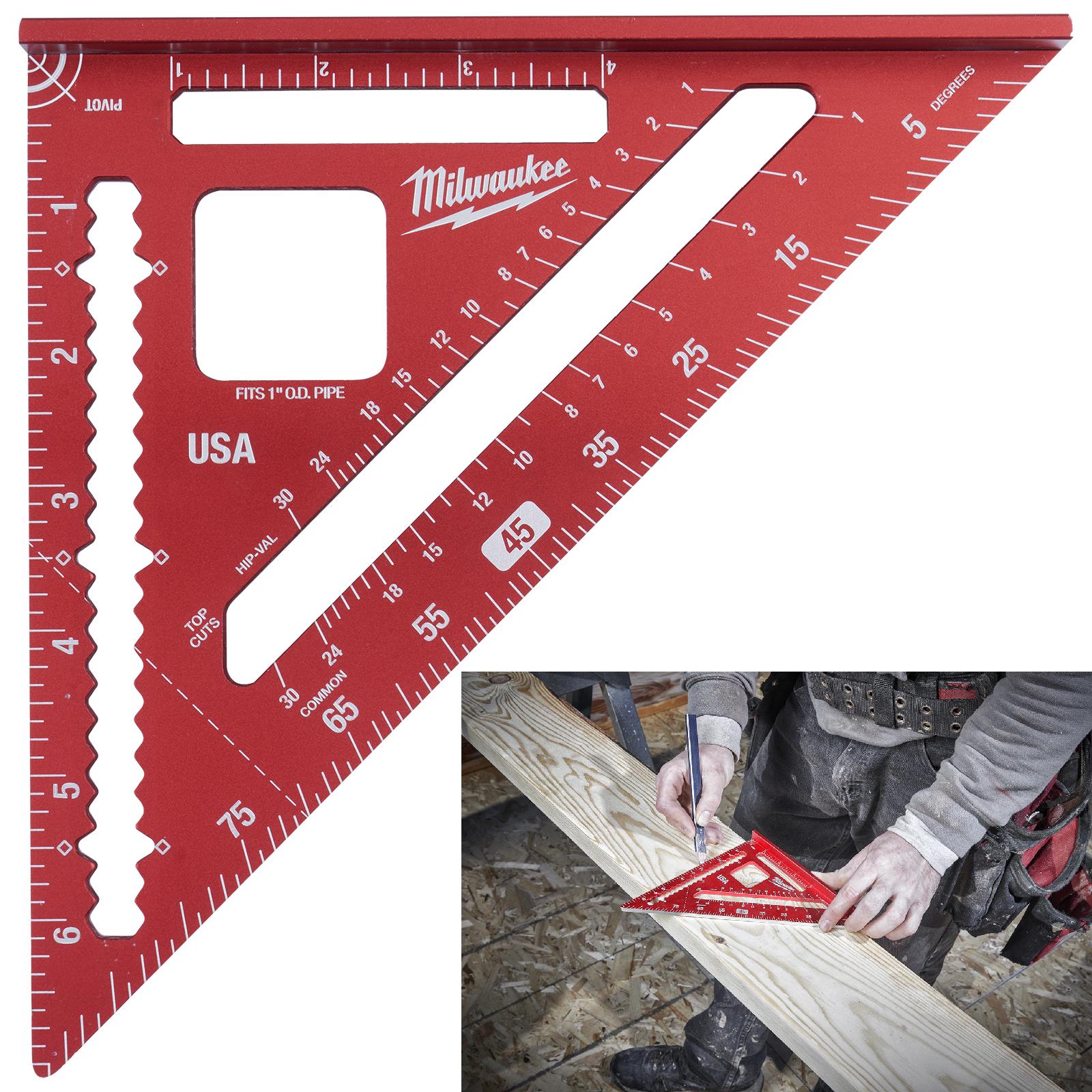 Milwaukee Rafter Roofing Square Imperial 7in 