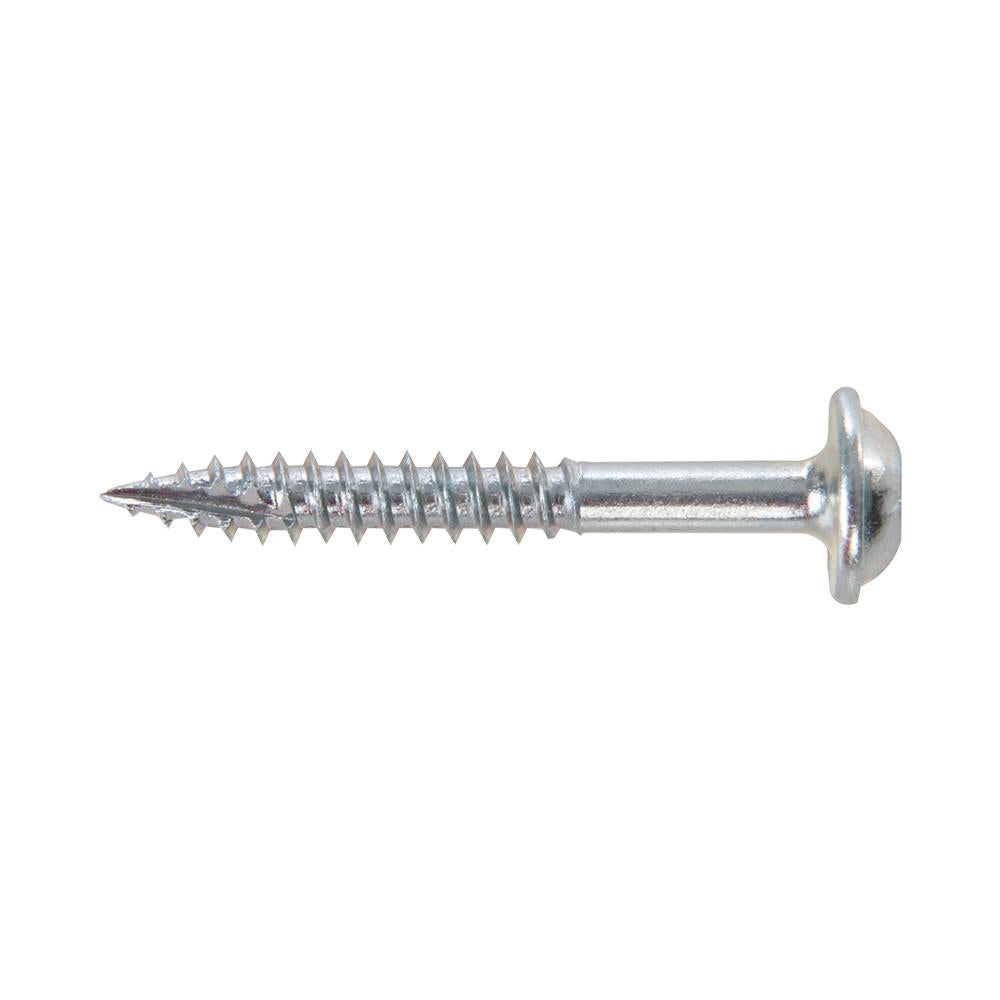 Triton Zinc Pocket-Hole Screws Washer Head Fine P/HF 7 x 1-1/4" 500pk 693383