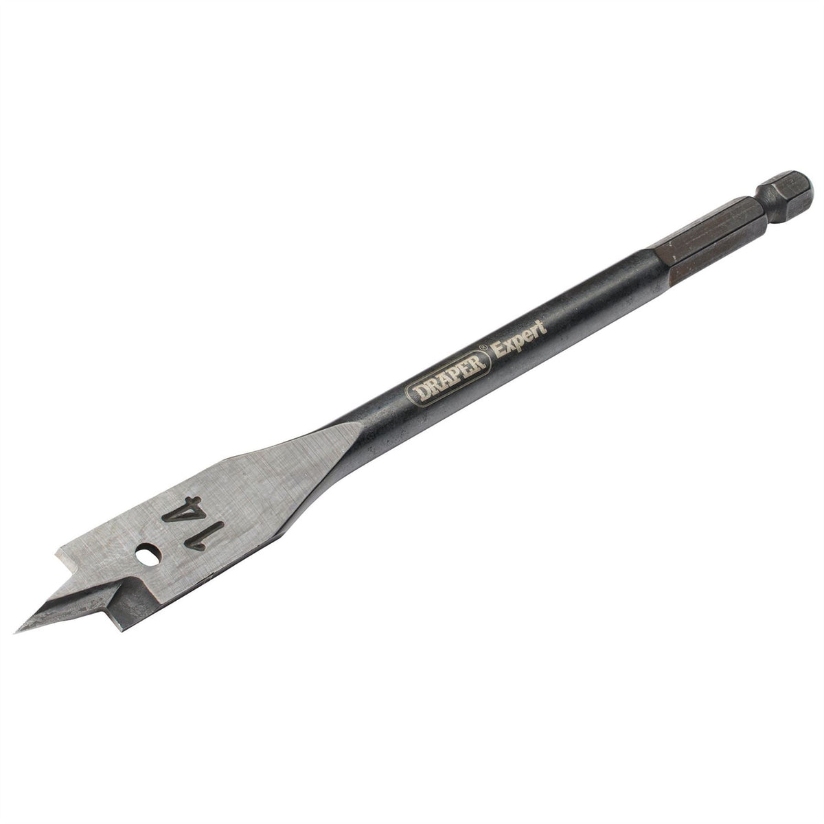 Draper Expert Flat Wood Bit 14 x 150mm 54555  White Rose Tools