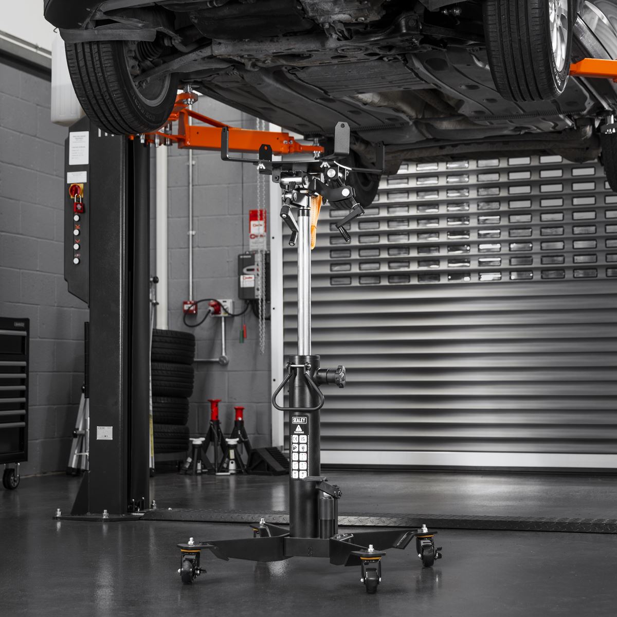 Sealey Telescopic Vertical Transmission Jack 600kg