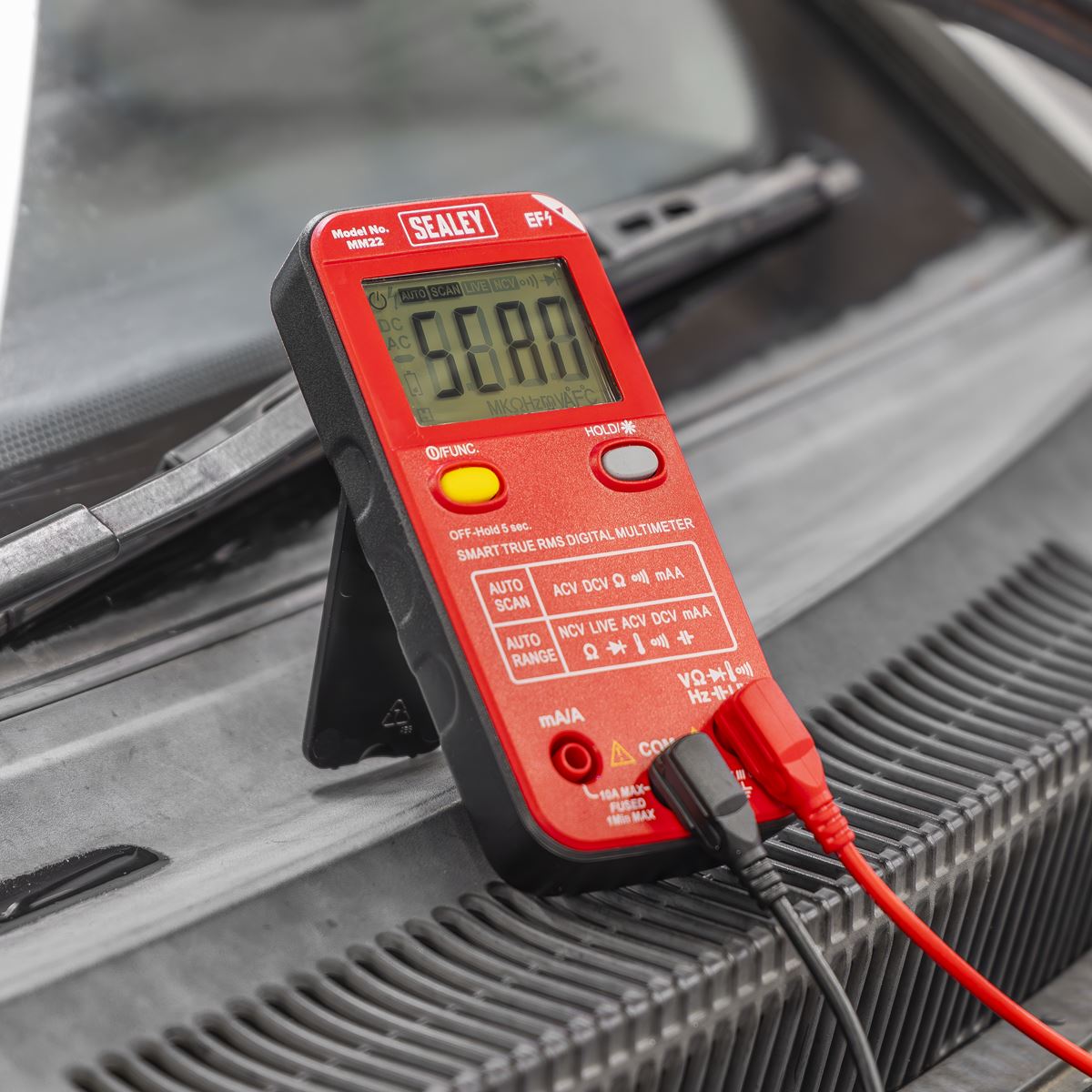 Sealey 13-Function Professional Smart Auto-Scanning Digital Multimeter  White Rose Tools