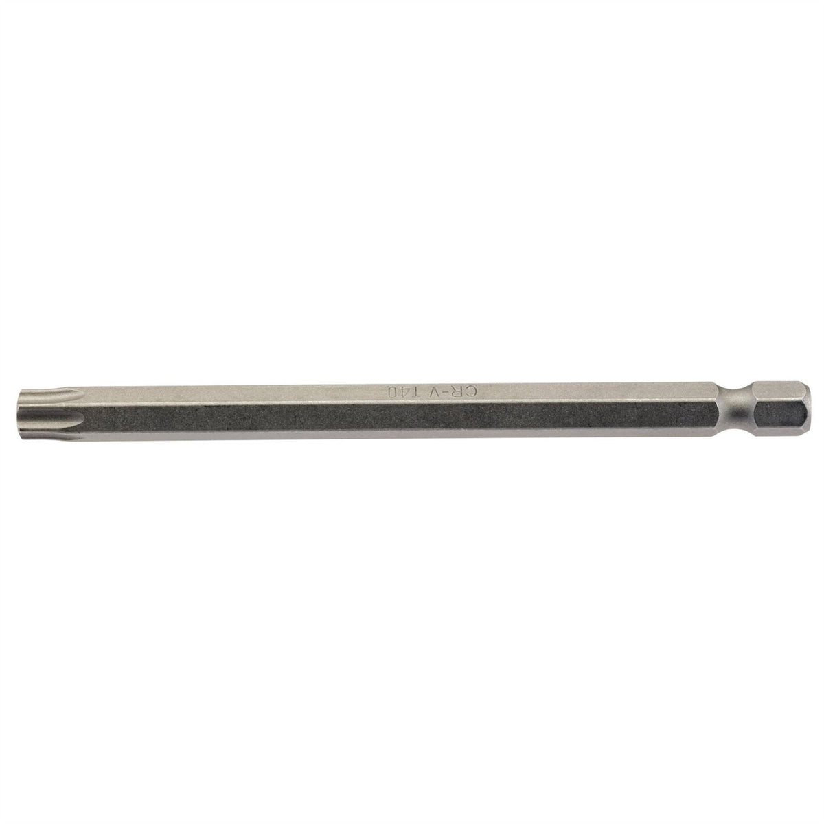 Draper TX-STAR® Insert Bit 1/4" Hex 100mm Long T40 (Pack of 1) 67014  White Rose Tools