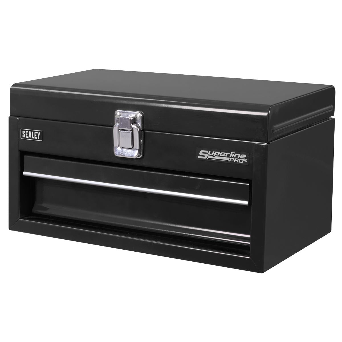 Sealey Superline Pro 1 Drawer Mini Toolbox Black  White Rose Tools