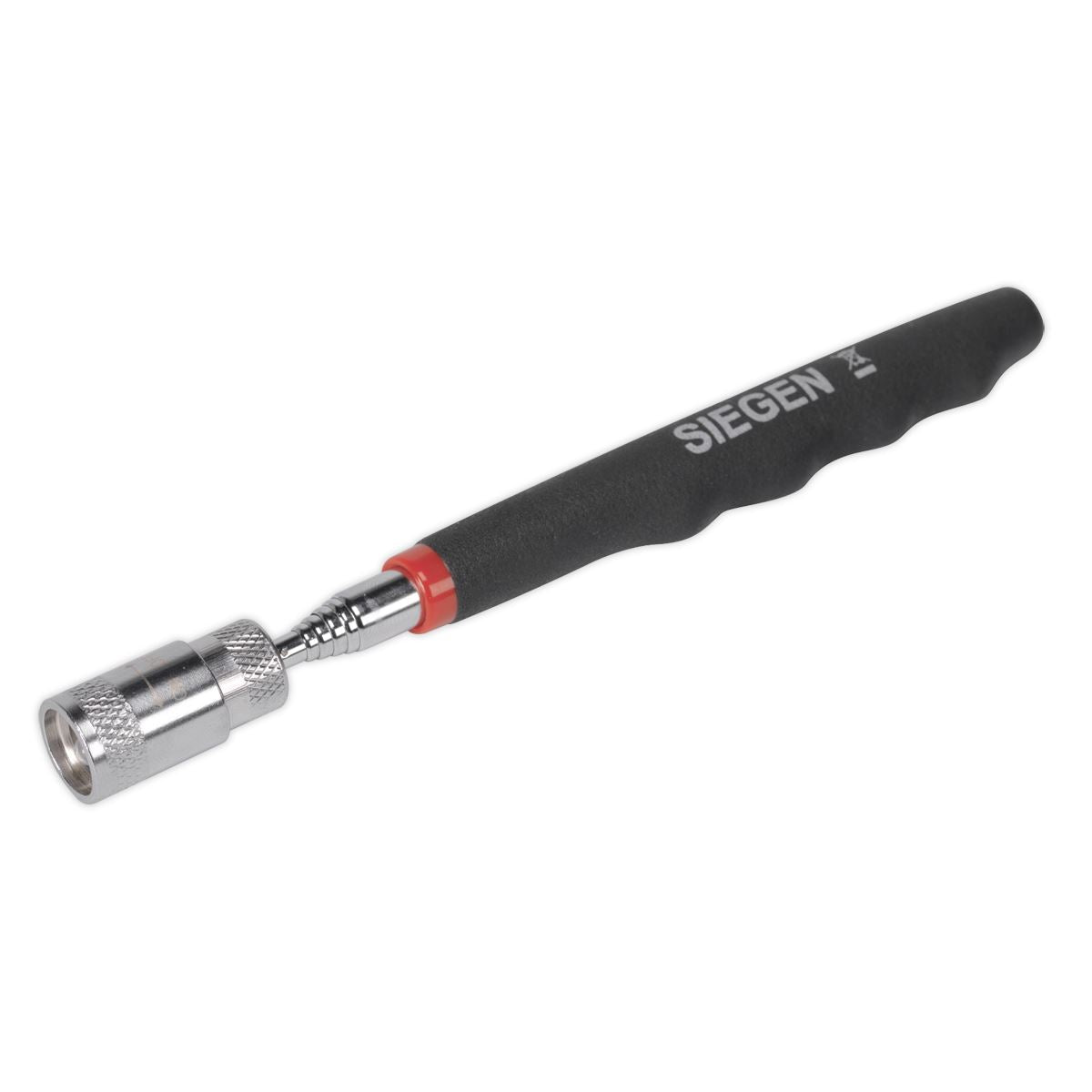 Siegen by Sealey Heavy-Duty Magnetic Pick-Up Tool with LED 3.6kg Capacity