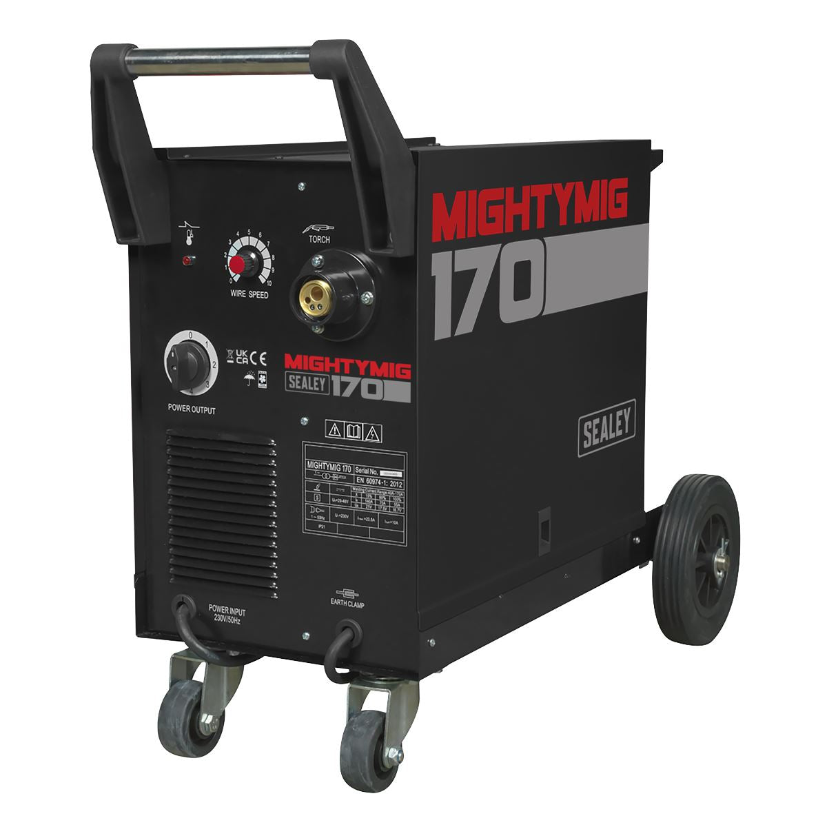 Sealey Professional Gas/Gasless MIG Welder 170A with Euro Torch 