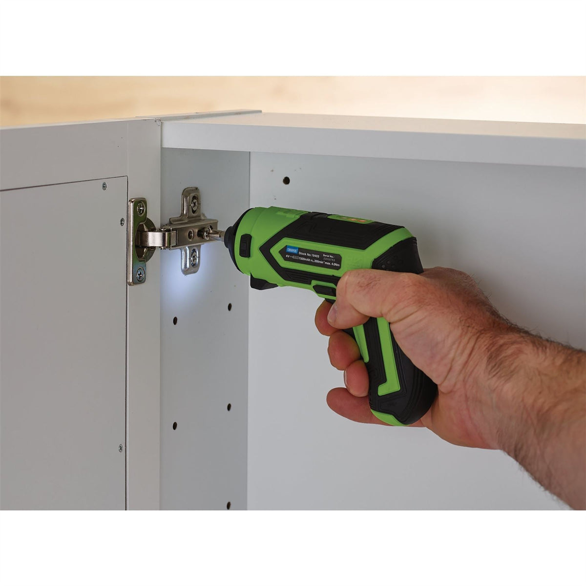 Draper Storm Force 4V Multifunction Screwdriver and Cutting Tool 1/4" Hex 19403  White Rose Tools