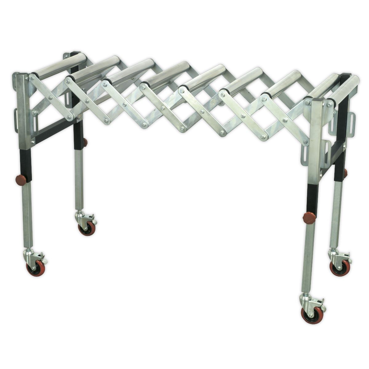Sealey Adjustable Roller Stand 450-1300mm 130kg Capacity 
