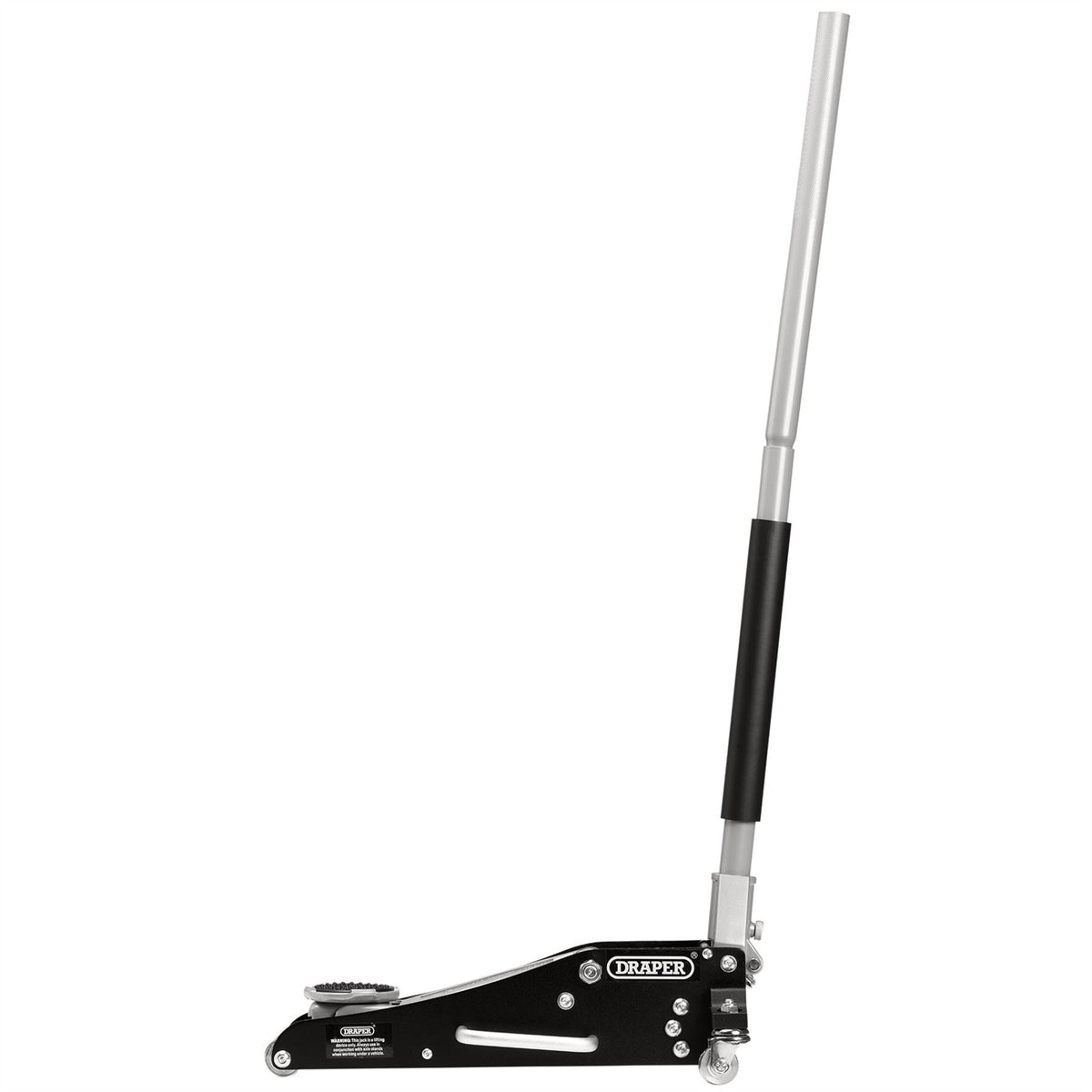 Draper Aluminium and Steel Racing Trolley Jack 1.5 Tonne 13624  White Rose Tools