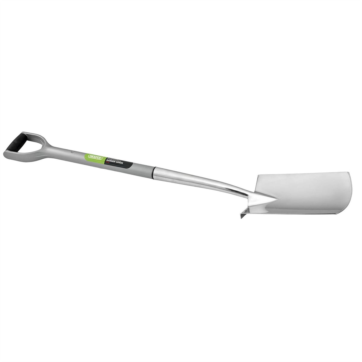 Draper Extra Long Stainless Steel Garden Spade with Soft Grip 83754  White Rose Tools
