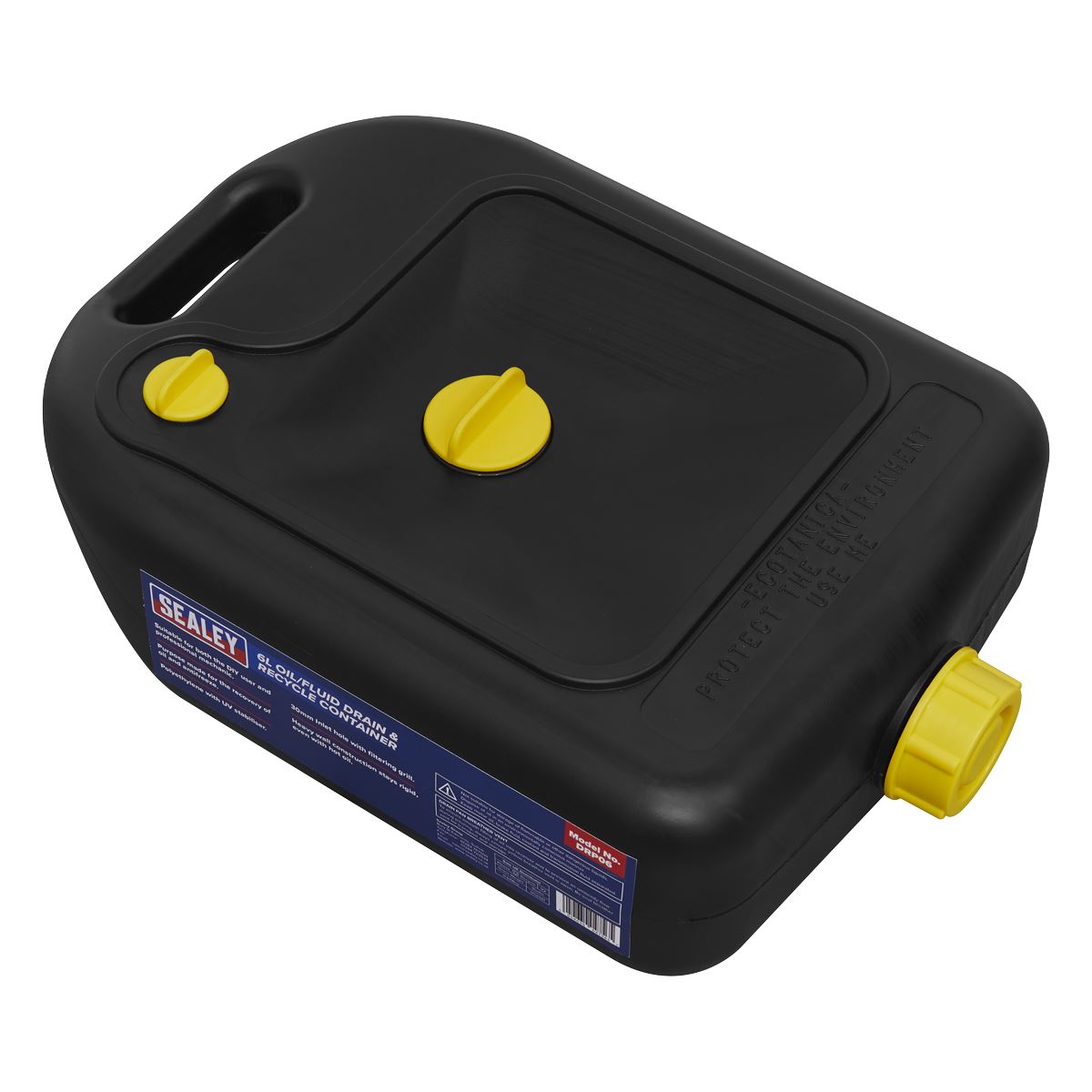 Sealey Oil/Fluid Drain & Recycle Container 6L 