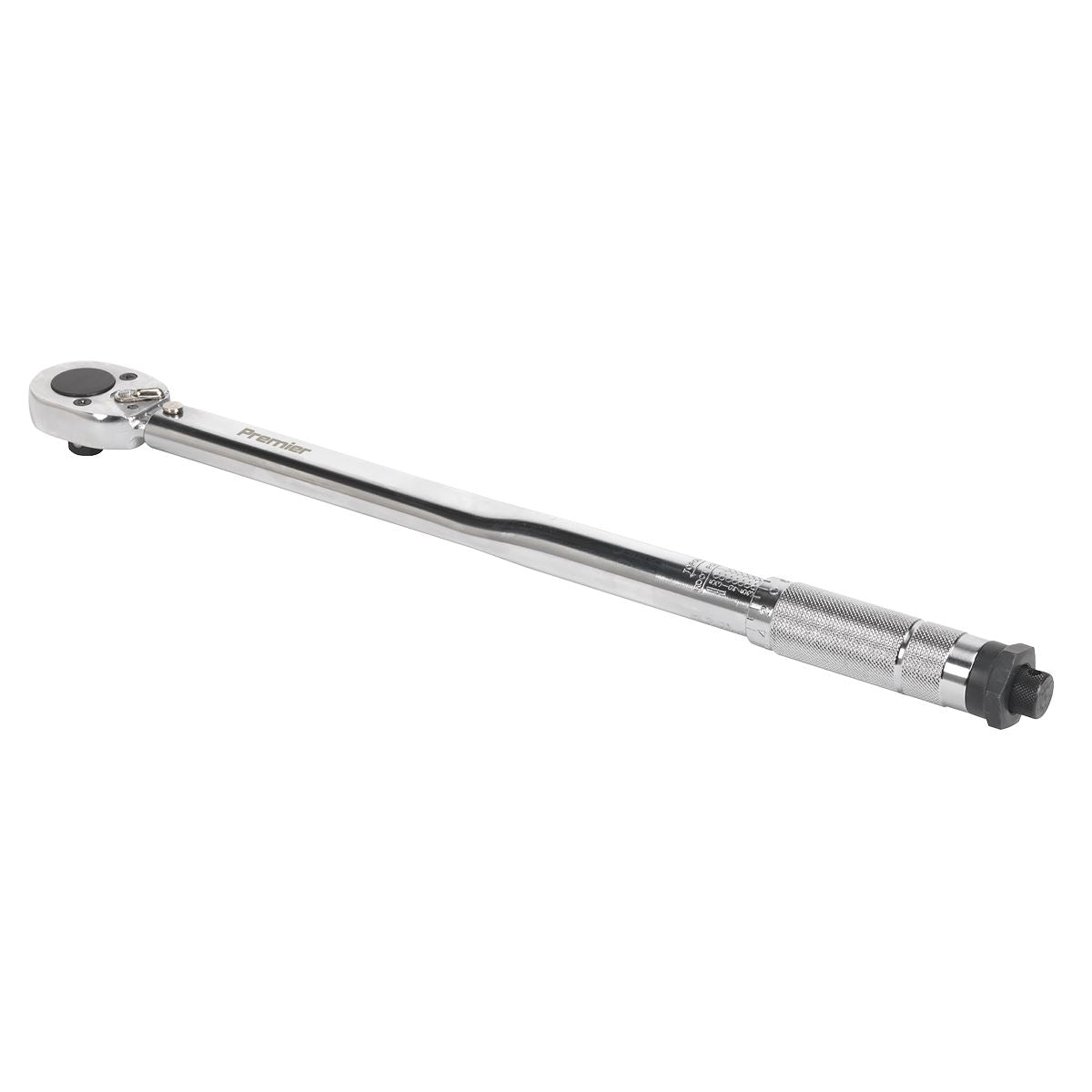 Sealey Premier 1/2" Drive Micrometer Torque Wrench 27-204Nm Reversible Ratchet